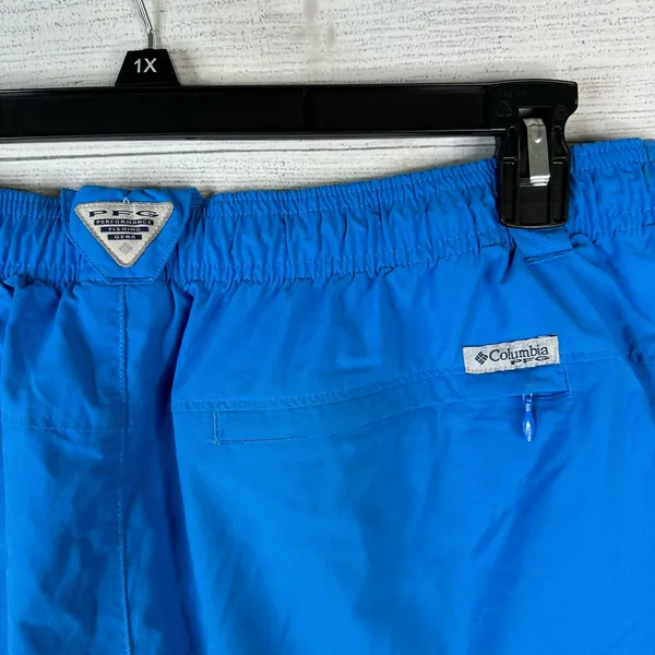 Columbia Womens size XL 5” PFG Backcast Water Shorts Nylon Blue 1835911 - Image 4
