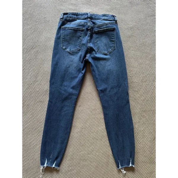 Pistola Women's Blue Denim Distressed Slim Stretch Ankle Jeans‎ Size 28 - Image 5