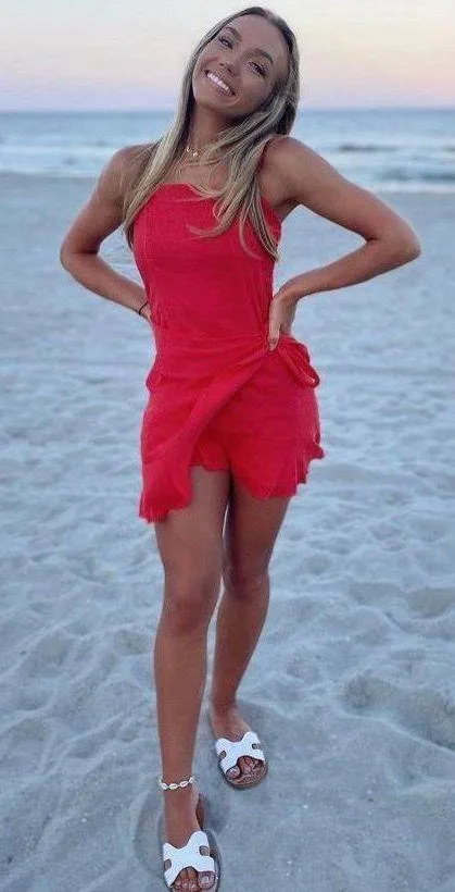Princess Polly Red Mini Dress - Image 3