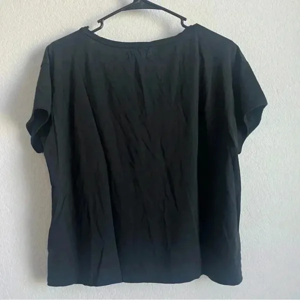 Madewell Black Classic V-Line Shirt Size‎ M - Image 7