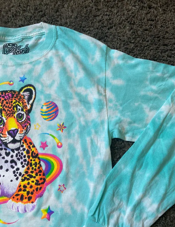 XOXO Lisa Frank Tie Dye T Shirt Size S - Image 3