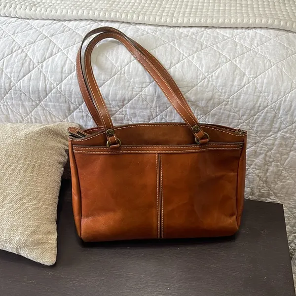 Patricia Nash Brown Leather Poppy Tote - Image 2