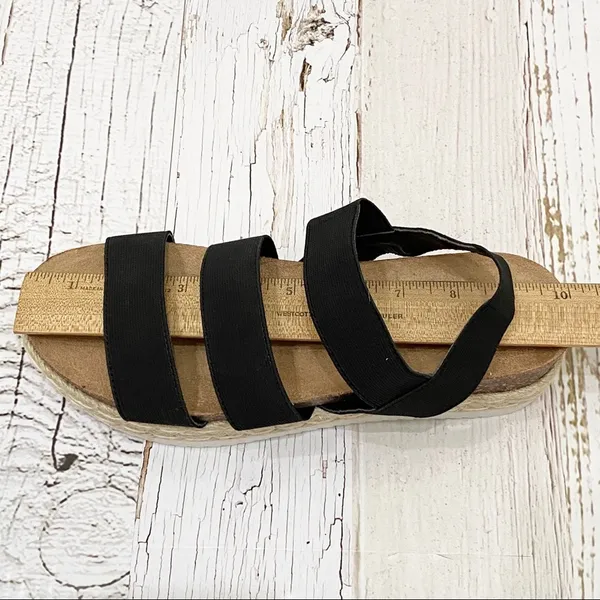 Madden Girl Black Espadrille Platform Sandals 8 - Image 8