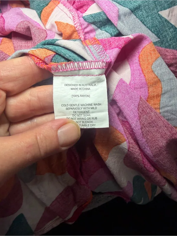 Abel The Label x Anthropologie floral strapless smocked maxi dress small - Image 7