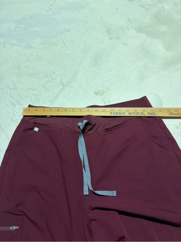 Figs scrub Jogger Pants Burgundy XL/T - Image 4