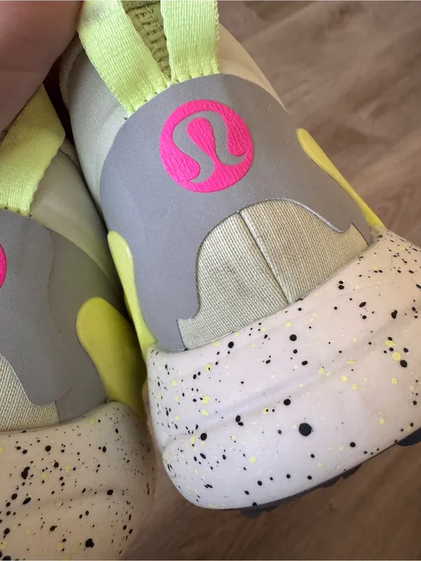 Lululemon Blissfeel Trail Run Dewy Sneakers Tennis Shoes Green Gray Pink 8 - Image 13