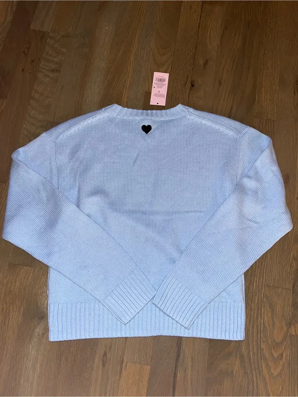 NWT Wild Fable Emotionally Unavailable Blue Knit Sweater Size S - Image 7