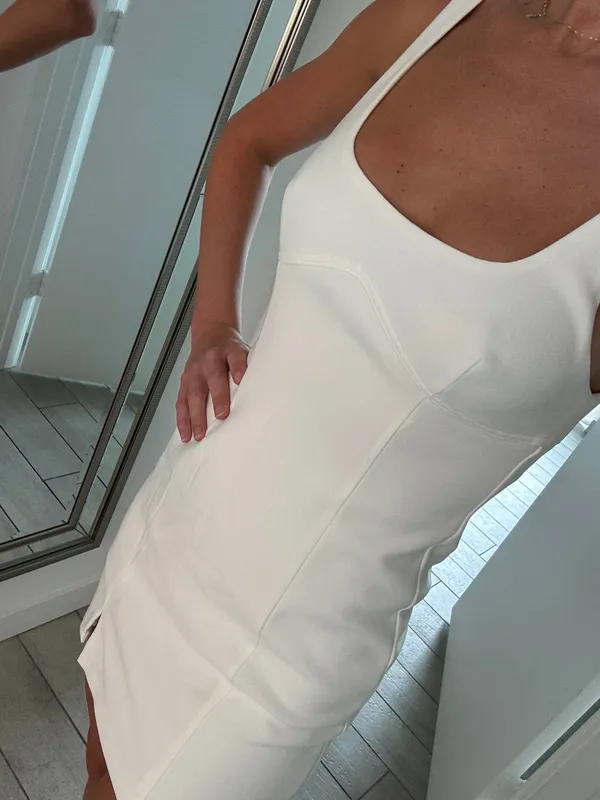 ASTR The Label White Mini Summer Dress - Image 7