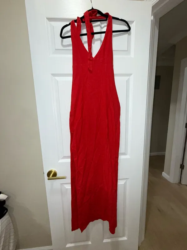 White Fox Boutique Maxi Red Dress - Image 8