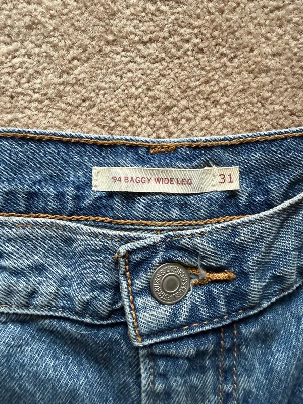 Levi’s Baggy Wide Leg Jeans Women’s Blue - Image 2