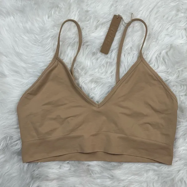 Skims Soft Smoothing Seamless Bralette Clay Size 3X - Image 3