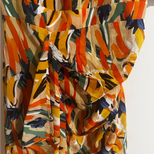 Vestique Multicolor Abstract Pattern Mini Dress - Image 6