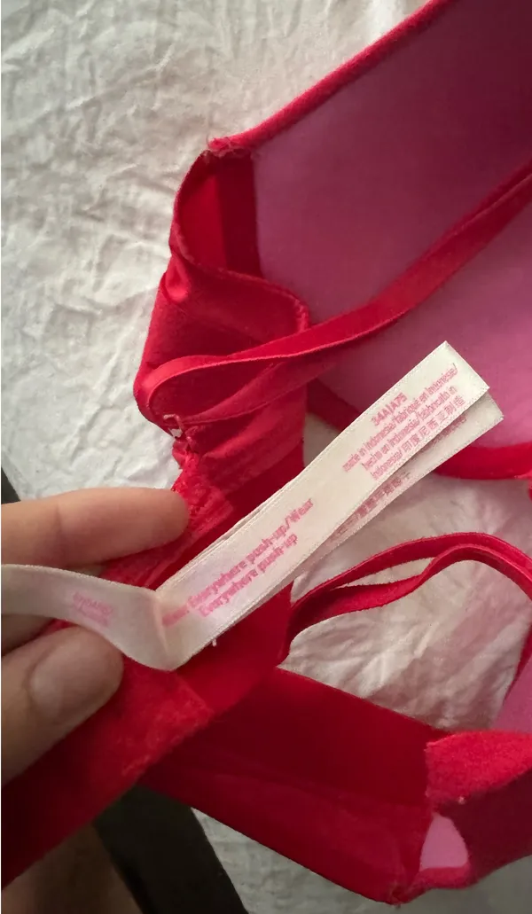 PINK - Victoria's Secret Red push up bra - Image 5