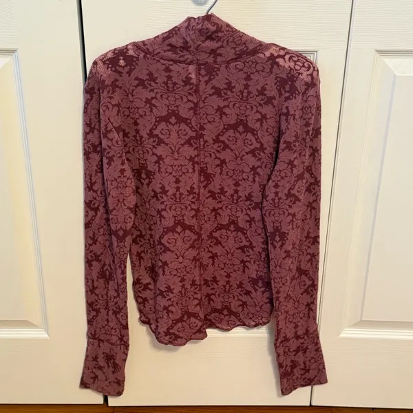 Free People You and I Printed Mock Neck Top - Image 3