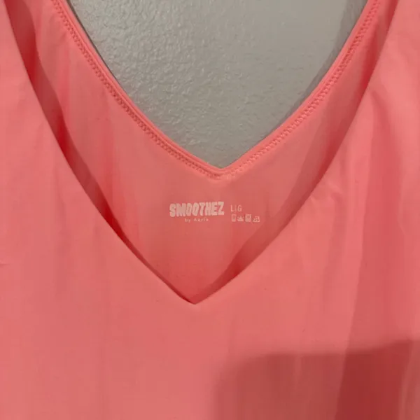Neon Pink V-Neck Bodysuit - Image 3