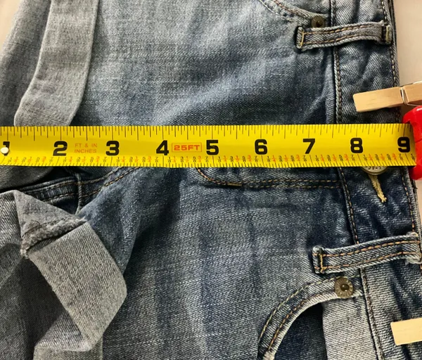Aeropostale MIDI Denim Short Size 4 Blue - Image 8