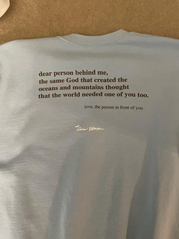 Dear Person Behind Me Carew Ellington Crewneck - Image 2