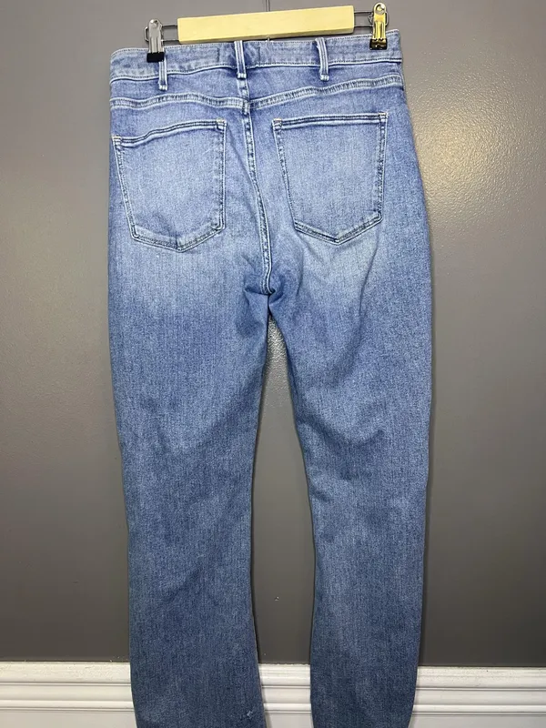 Abercrombie & Fitch Simone High Rise Ankle Flare Jeans Womens 6R Light Denim - Image 5