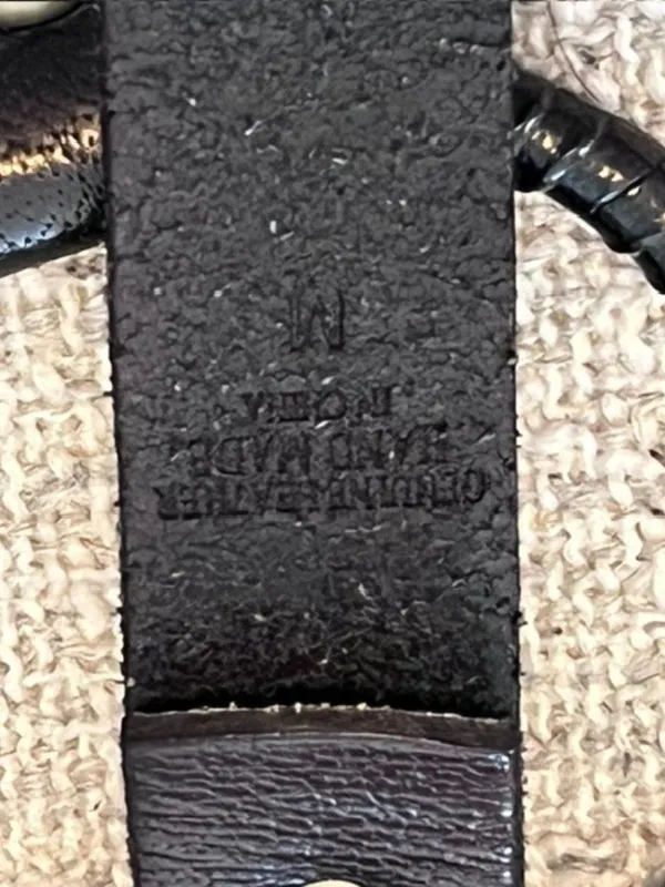 Linea Pelle Brown Leather Belt - Image 5