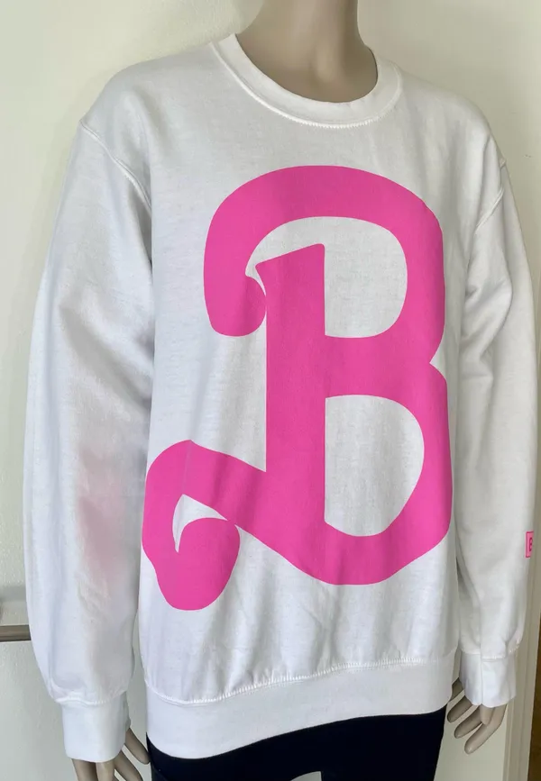 Barbie Mattel Logo Pullover Sweatshirt NWT! - Image 5