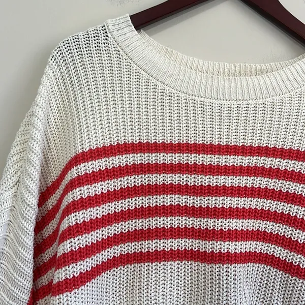 Aerie Women’s Oversized Long Sleeve Knit Sweater Size Medium - Image 2