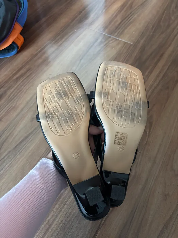 ZARA Black Kitten Heels - Image 3