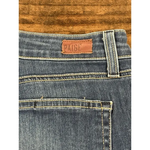 Paige Skyline Skinny Jeans Women's Size 27 Blue Denim - Image 4