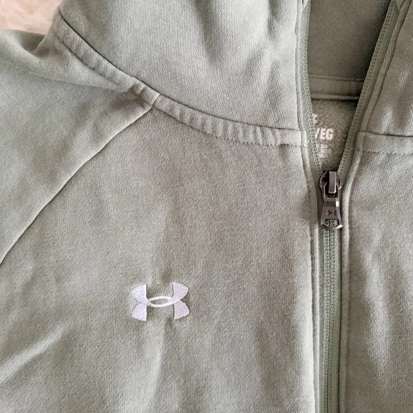 Women’s Under Armour Olive Quarter-Zip Sweatshirt - Size XL - Image 2