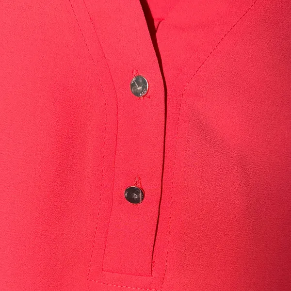 Nine West Coral Button-Front Blouse - Image 6