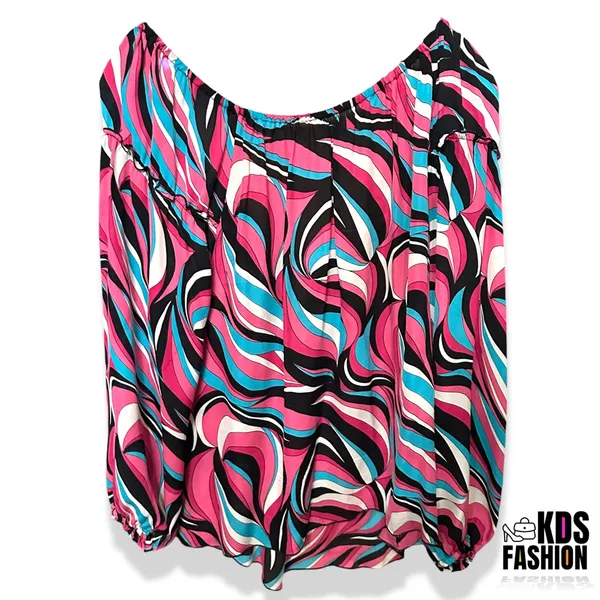 Michael Kors Silk Off The Shoulder Top LG - Image 2