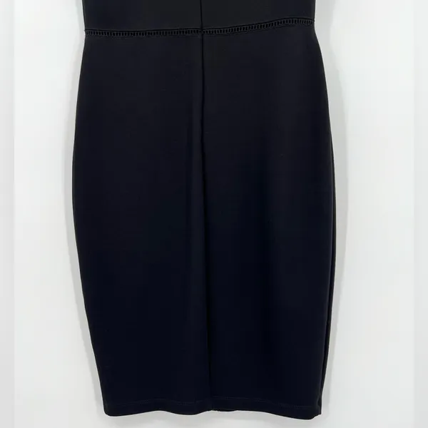 Bailey44 Sheath Midi Dress Sleeveless Cut Outs Zipper Lined Black Size Medium - Image 7