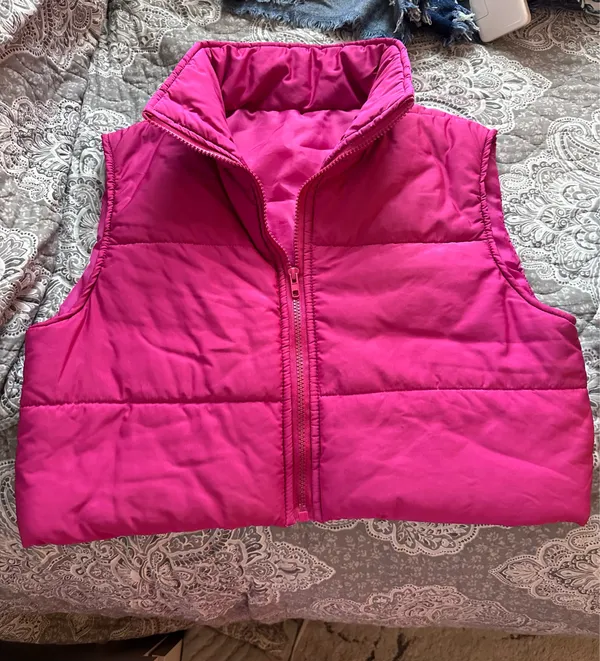 Pink Cropped Vest - Image 2