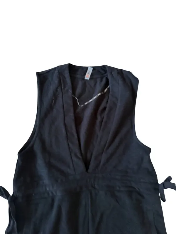 MONO B Black Terry Soft Romper Size Large - Image 4