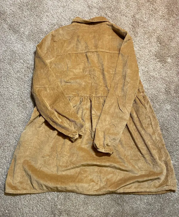 American Eagle CORDUROY BABYDOLL SHIRT DRESS - Image 9