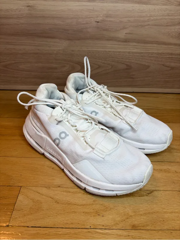 On Running Cloudnova 2 Women's Sneakers in White - Image 2