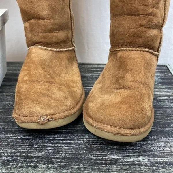 Ugg Tan Traditional Classic Fleece Lined Boots 9 9W - Image 6