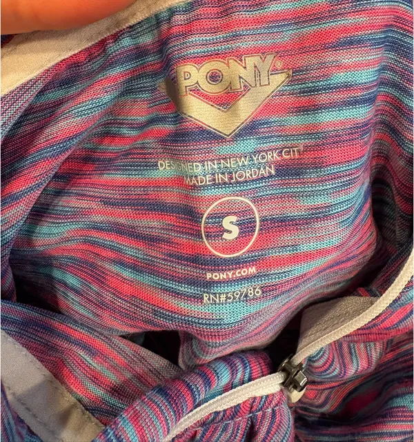 Pony Activewear Zip Up Pink - Image 4