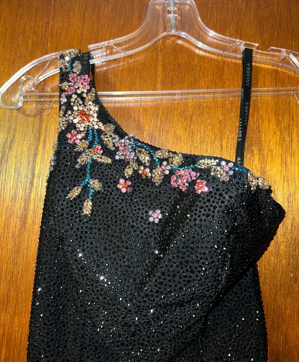 Prom Dress Black Size 00 - Image 3