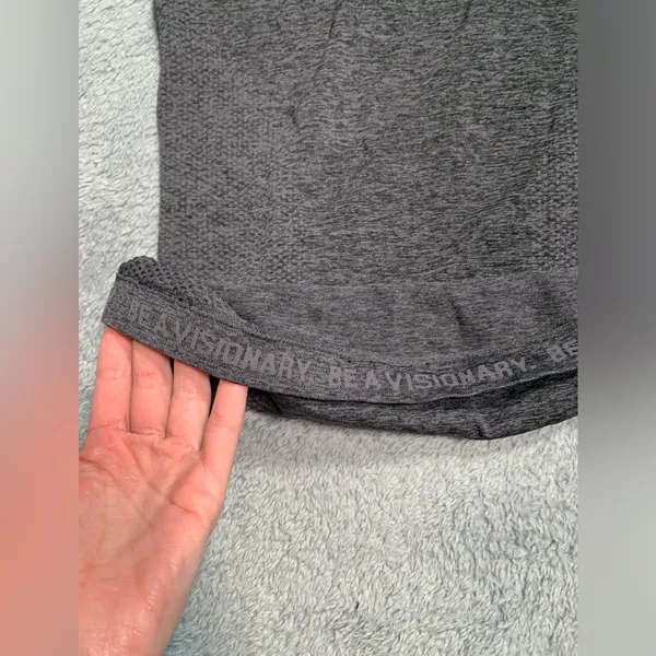 Gymshark Gray Racerback Tank Top - Image 5
