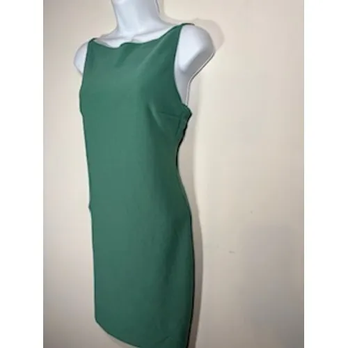 Abercrombie & Fitch Mini Dress MT Green Open Back Bodycon Cocktail Coquette Chic - Image 5