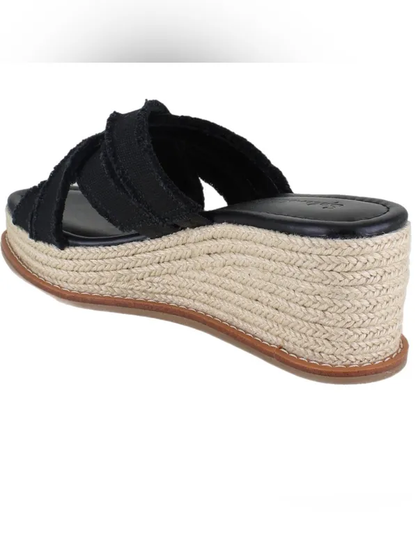 Splendid Danna Espadrille Wedge Sandal Black NEW Size 7.5 - Image 3