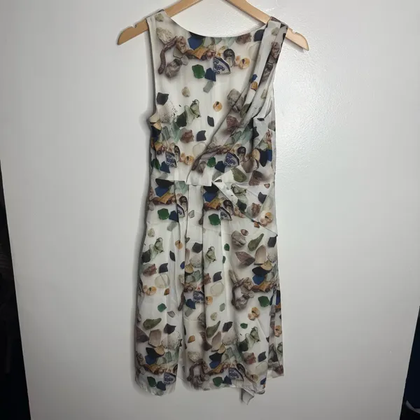 NWT Anthropologie Meadow & Rue Beach Treasures Dress Beachy Flowy‎ Preppy Size 2 - Image 9