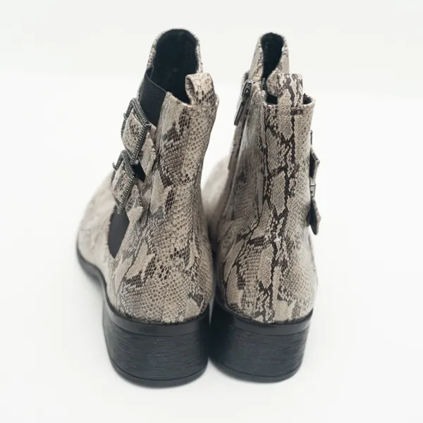 Kenneth Cole Reaction. Snake Skin Print Chelsea‎ Boot. - Image 12