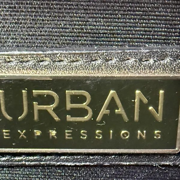 Urban Expressions Black Fringed Eyelash Clutch Gold Chain Crossbody Bag NEW - Image 9