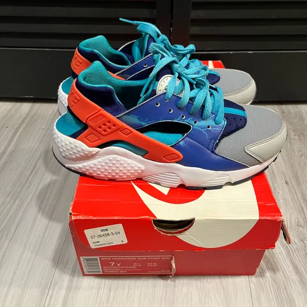 Nike Air Huarache Run Print GS 'Multi-Color' - size‎ 7 - Image 10
