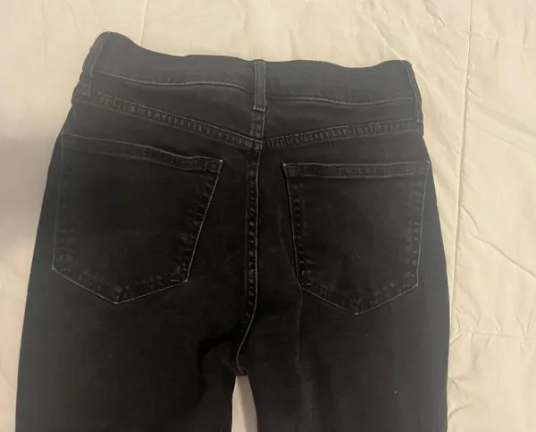 Black High Rise Jeans - Image 3