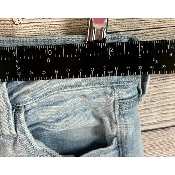 American Eagle Next Level Stretch Hi-Rise Jeggings Women's Size 4‎ Light Blue - Image 8