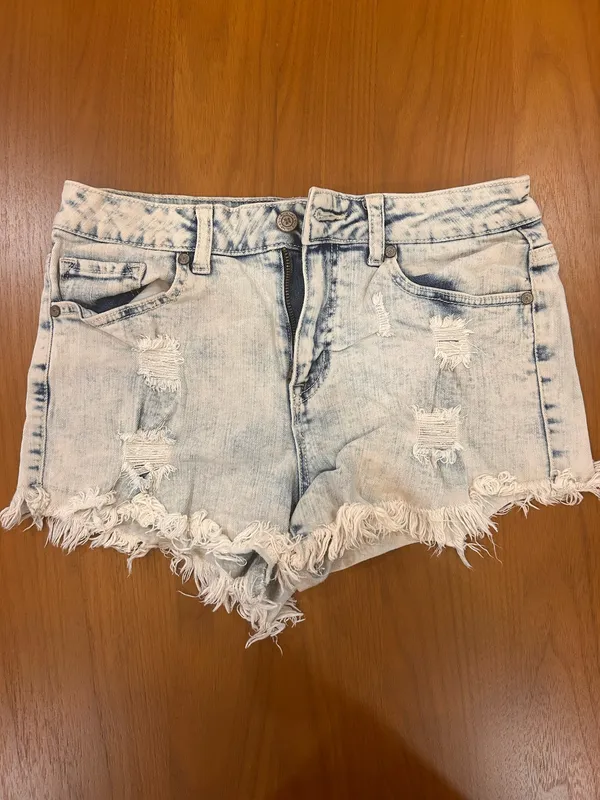 Altar'd State Jean Shorts Light Wash  - Image 2