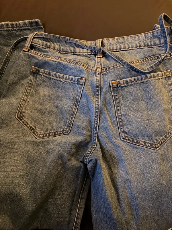 Wild Fable Jeans Baggy High-Rise Blue Women’s ripped - Image 2
