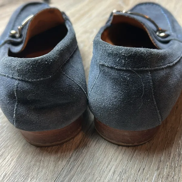 Coach Blue Suede Loafers Size 7.5 B - Image 5